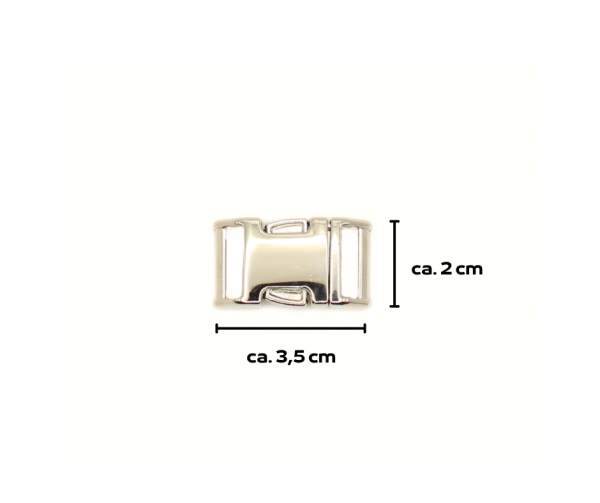 Halsband mit Metallschnalle, 2 cm